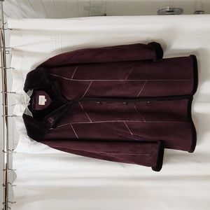 Black Fleece lined winter coat